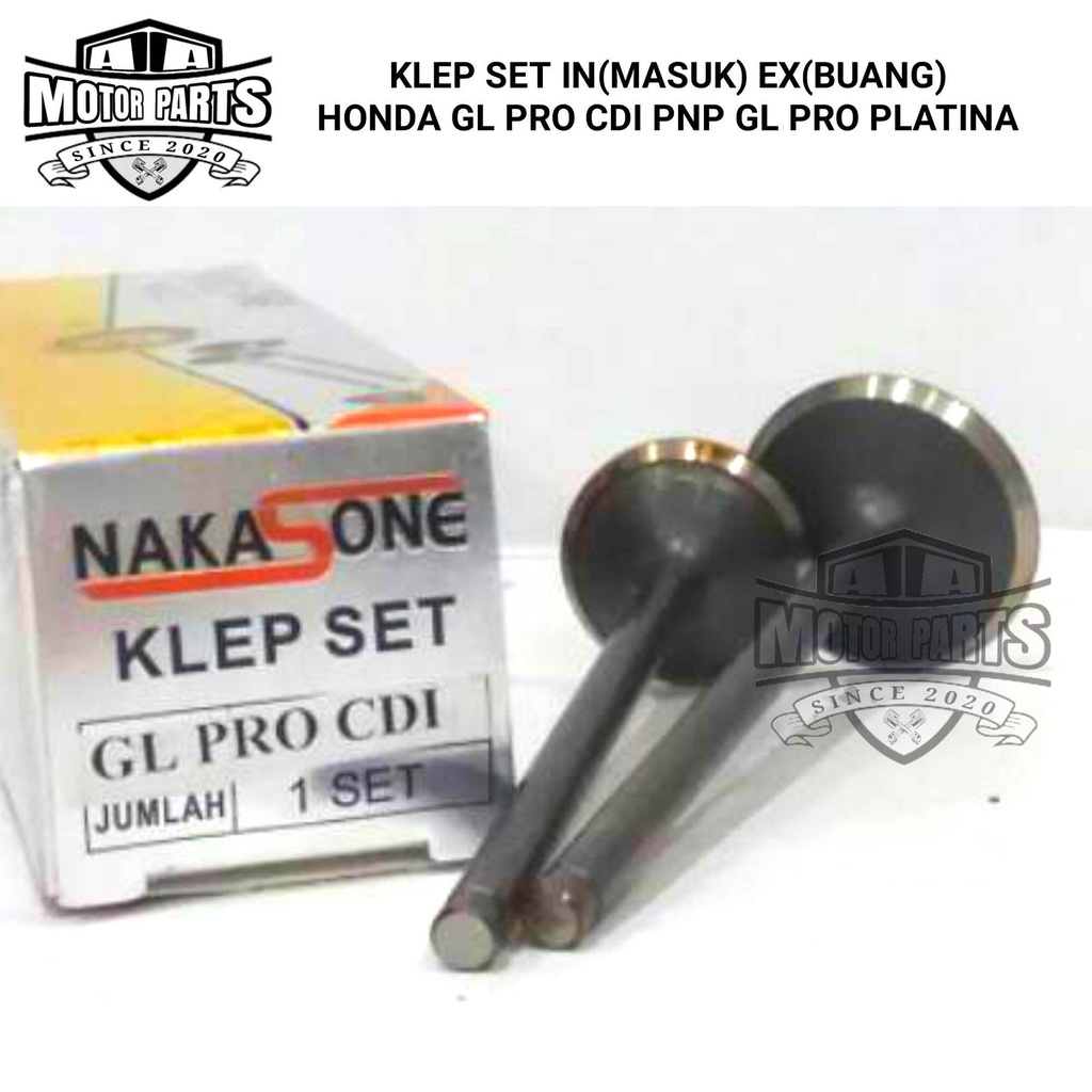 KLEP SET IN DAN EX GL PRO CDI GL PRO PLATINA
