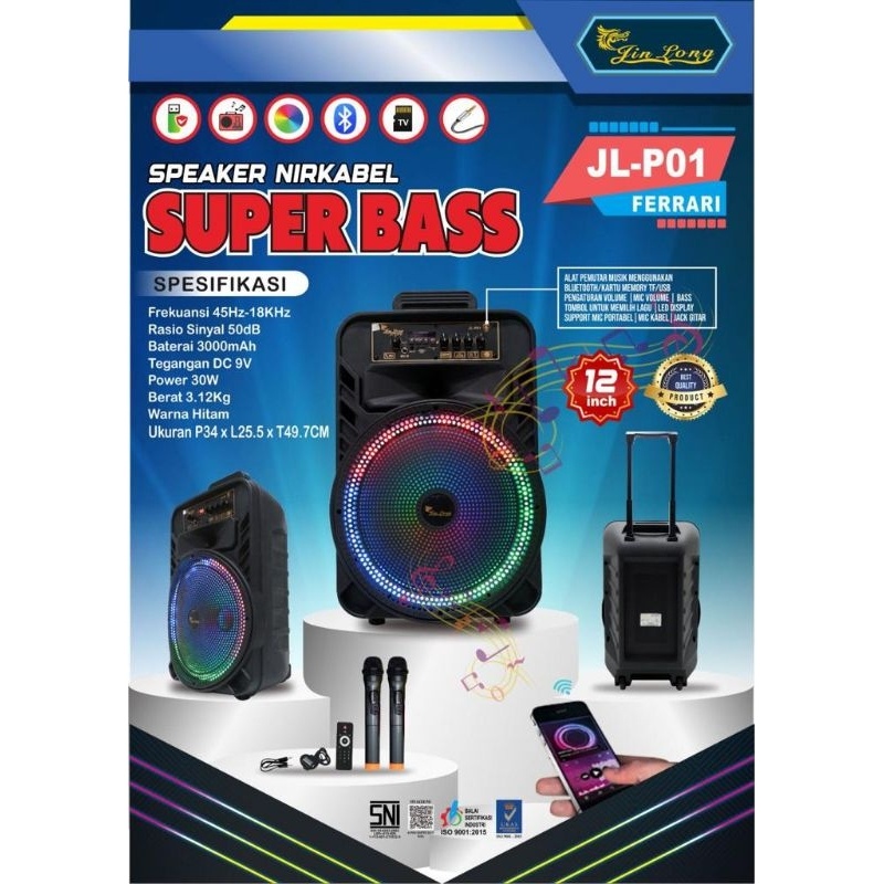SPEAKER JIN LONG JL - P01 FERRARI ORIGINAL SUPER BASS69732497