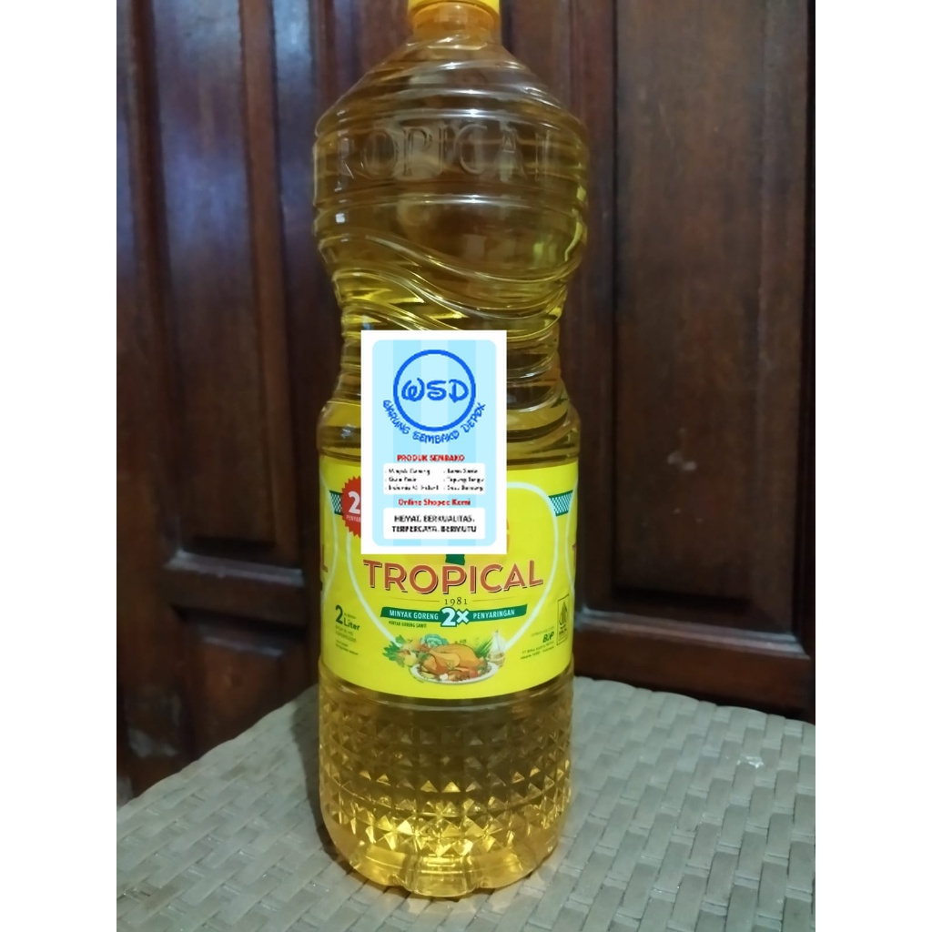 

Minyak Goreng Tropical Kemasan Botol 2 Liter