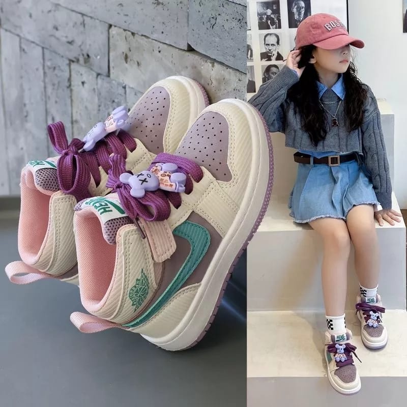 CUCI GUDANG TOP SIZE 26-37 Sepatu Boots Anak Cowok Cewek Model Terbaru LV0385