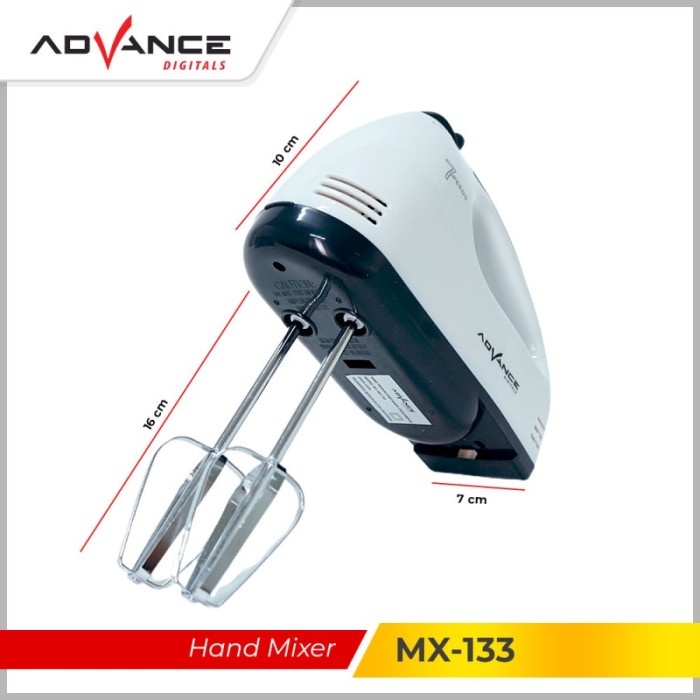 Mixer ADVANCE MX133/ Hand Mixer ADVANCE MX133 Garansi 1 Tahun