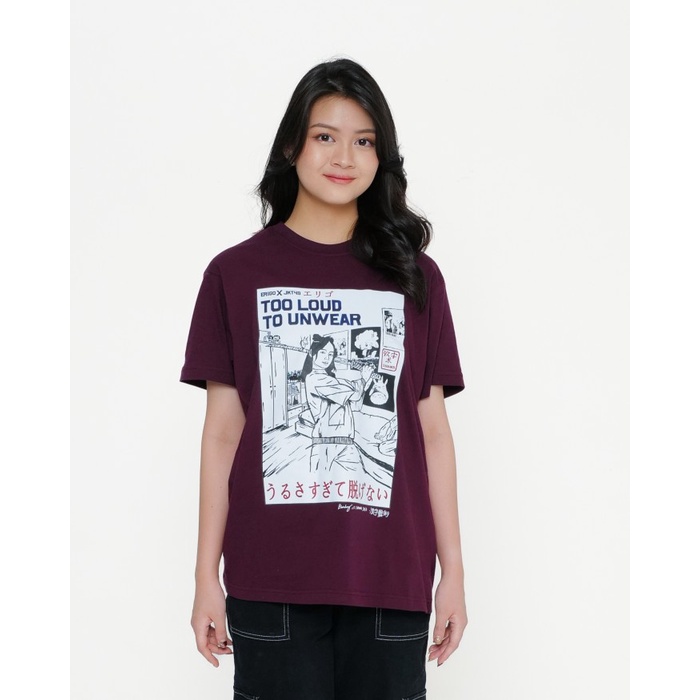 Kaos Unisex Erigo T-Shirt | Christy Jkt48 X Senikanji Maroon - M