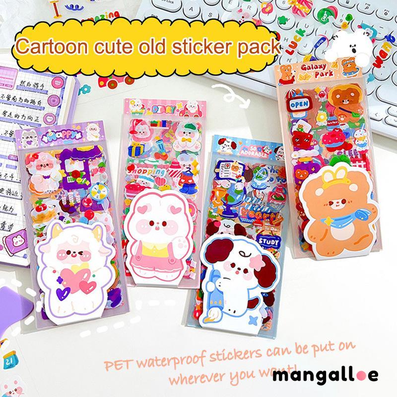 

COD Stiker Scrapbook Lucu Kartun PET Stiker Bahan Dekorasi Gelas Air Tahan Air DIY -MG