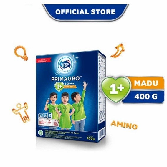 

FRISIAN FLAG Primagro 1+ susu pertumbuhan anak 360g - madu I 100% Original