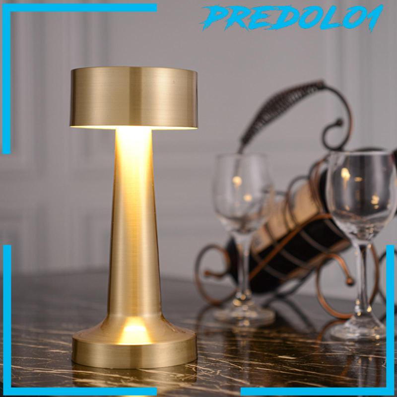 [Predolo1] Desk Light Lampu Meja USB Rechargeable Kreatif Untuk Aureate Tricolor