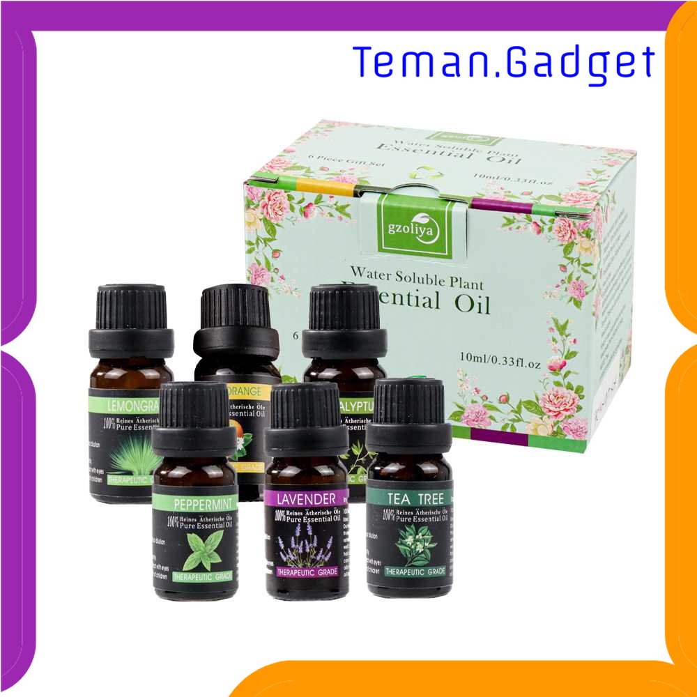 TG -  ART Gzoliya Essential Oils Minyak Aromatherapy Diffusers 10ml 6 PCS - YLS20