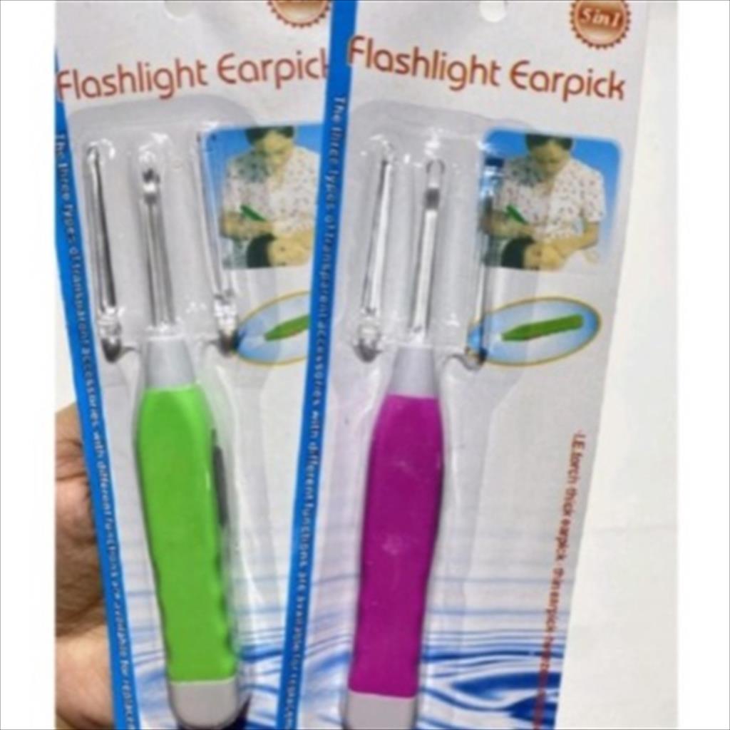 

[PAM] Korek Kuping Senter LED Nyala Earpick Flash Light Lampu (pcs)