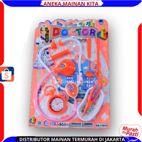 Mainan Anak Dokter Dokteran Set Ga 11011 Mainan Edukasi anak Perempuan / Anak Laki Laki SNI Murah