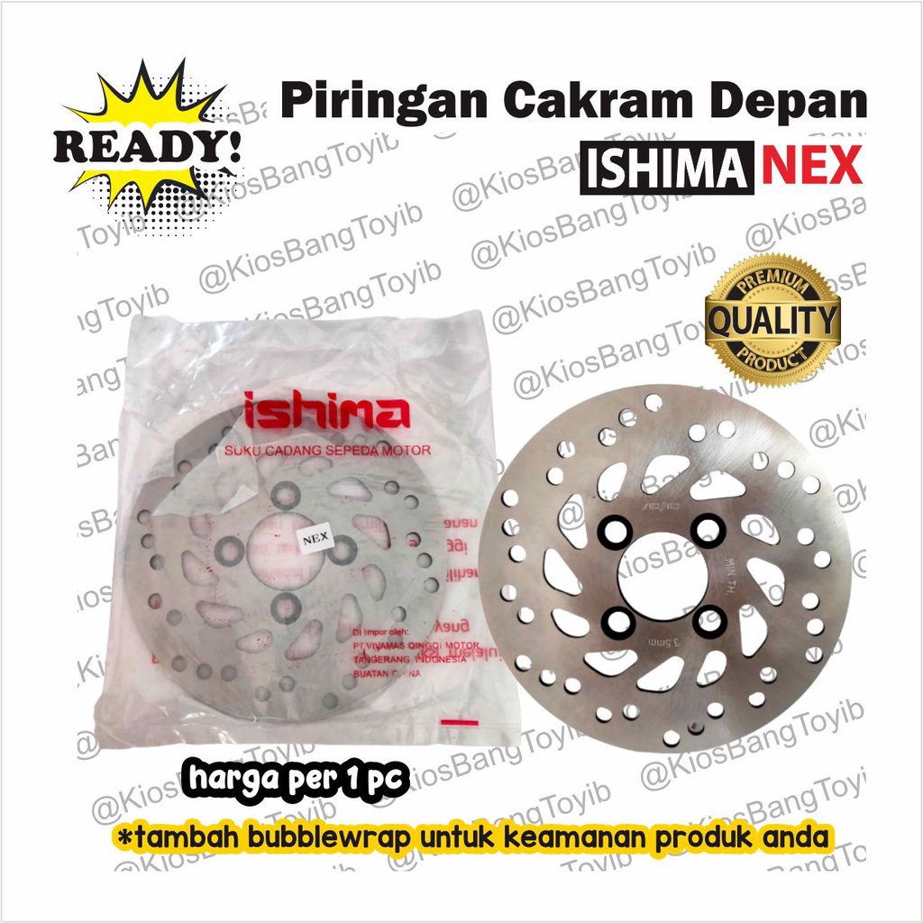 Piringan Rem Disc Cakram Depan Suzuki NEX SUNSTAR (Ishima)