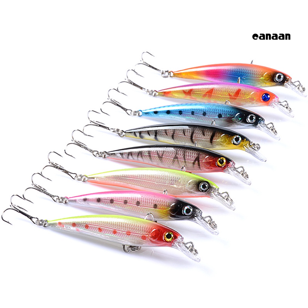 Cnn-9cm/7.3g Umpan Pancing Tajam Kait 3D Simulasi Fisheyes Reflektif Angling Lure Ikan Kecil Yang Tenggelam Umpan Buatan Luar Ruangan Memancing