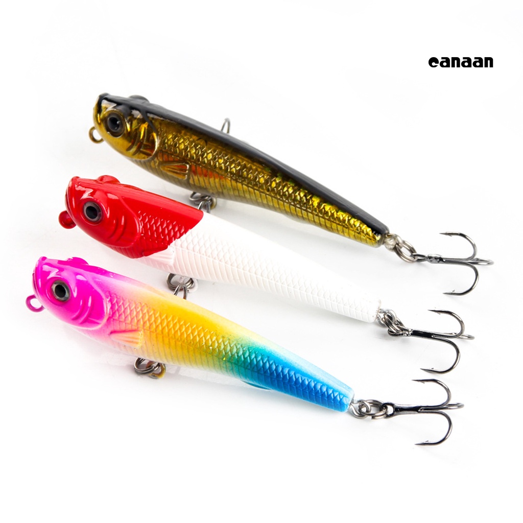 Cnn-7cm/7g Lure Umpan Simulasi Treble Hook 3D Lukisan Angling Logam Jalan Umpan Pensil Laut Memancing Umpan Perlengkapan Memancing