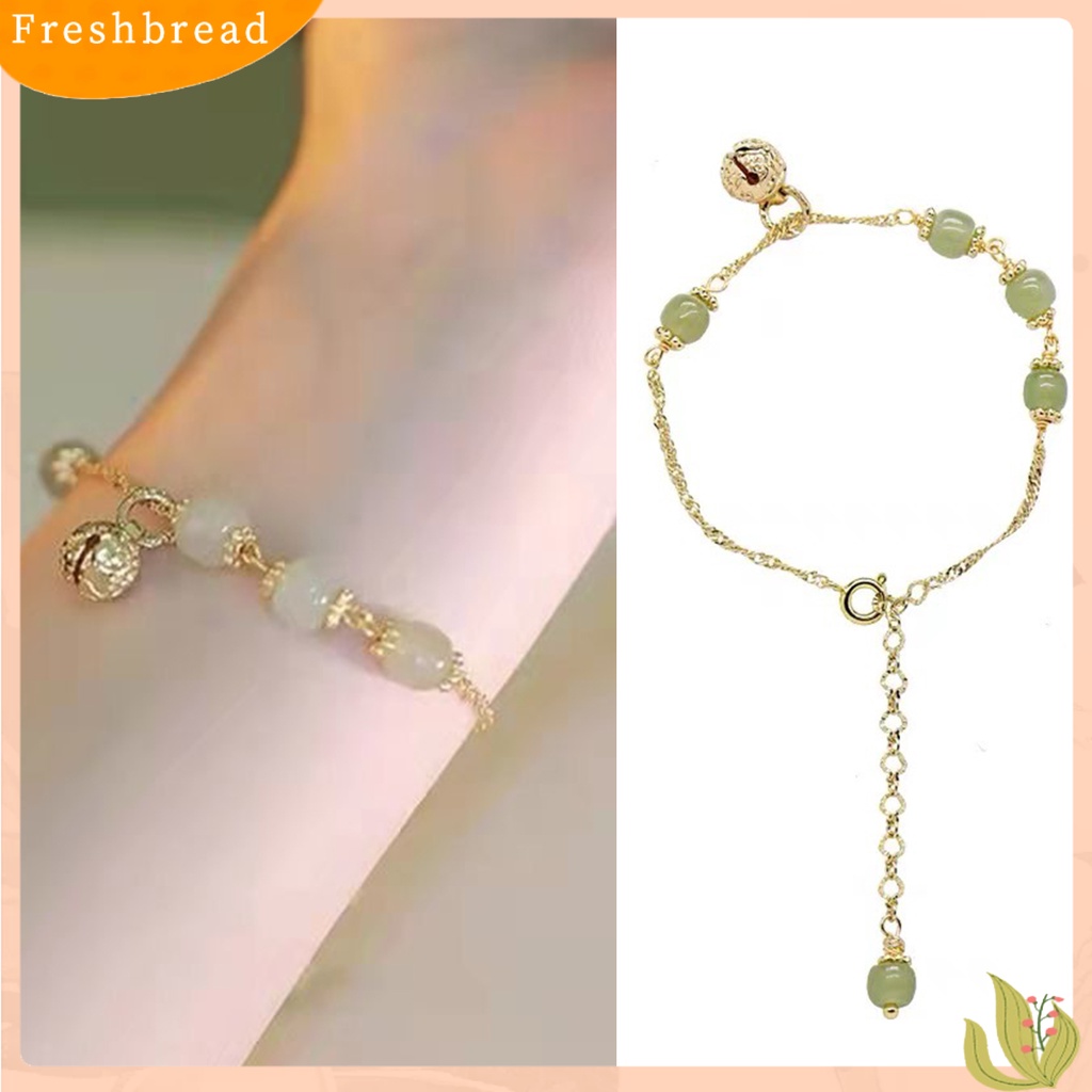 &lt; Freshbread &gt; Beads Bracelet Dekorasi Tahan Karat Liontin Beruntung Wanita Pria Romantis Gelang Senada Untuk Hadiah