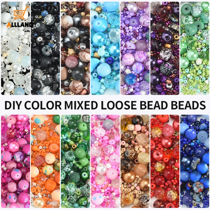 Mutiara Imitasi ABS Warna-Warni Mix 3-8mm Manik-Manik Bulat/DIY Gelang Charms Kalung Beads/Spacer Manik-Manik Kaca Longgar Untuk Membuat Perhiasan