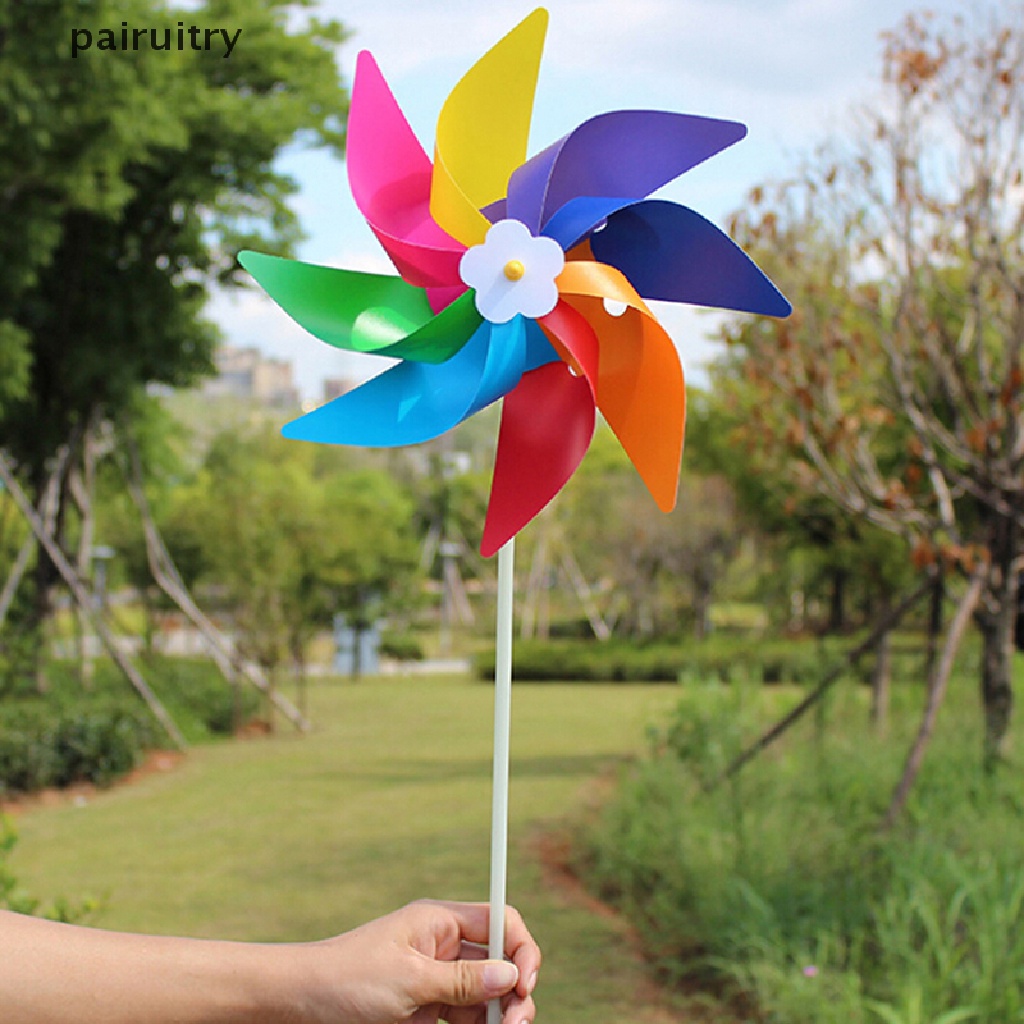 Prt Taman Halaman Pesta Outdoor Kincir Angin Wind Spinner Ornamen Dekorasi Mainan Anak PRT