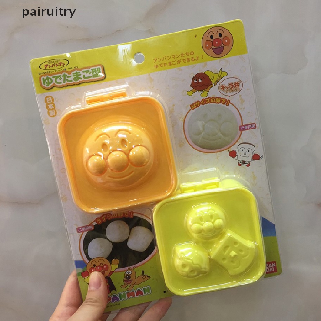 Prt 1set Anpanman Roti Rebus Telur Modeling Cetakan Anak Menyenangkan Bentuk Kartun Egg Pan Molding Cetakan Nasi Menekan Sarapan Props PRT