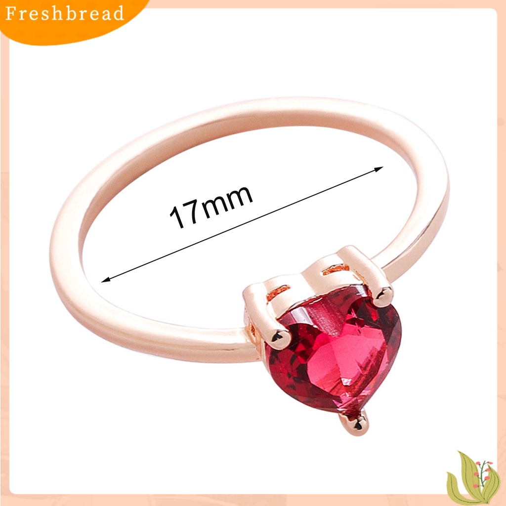 < Freshbread > Cincin Fashion Pengerjaan Indah Halus Berlian Imitasi Zirkon Hias Desain Terbuka Hias Perhiasan Kepribadian Trendy Finger Ring Untuk Pernikahan