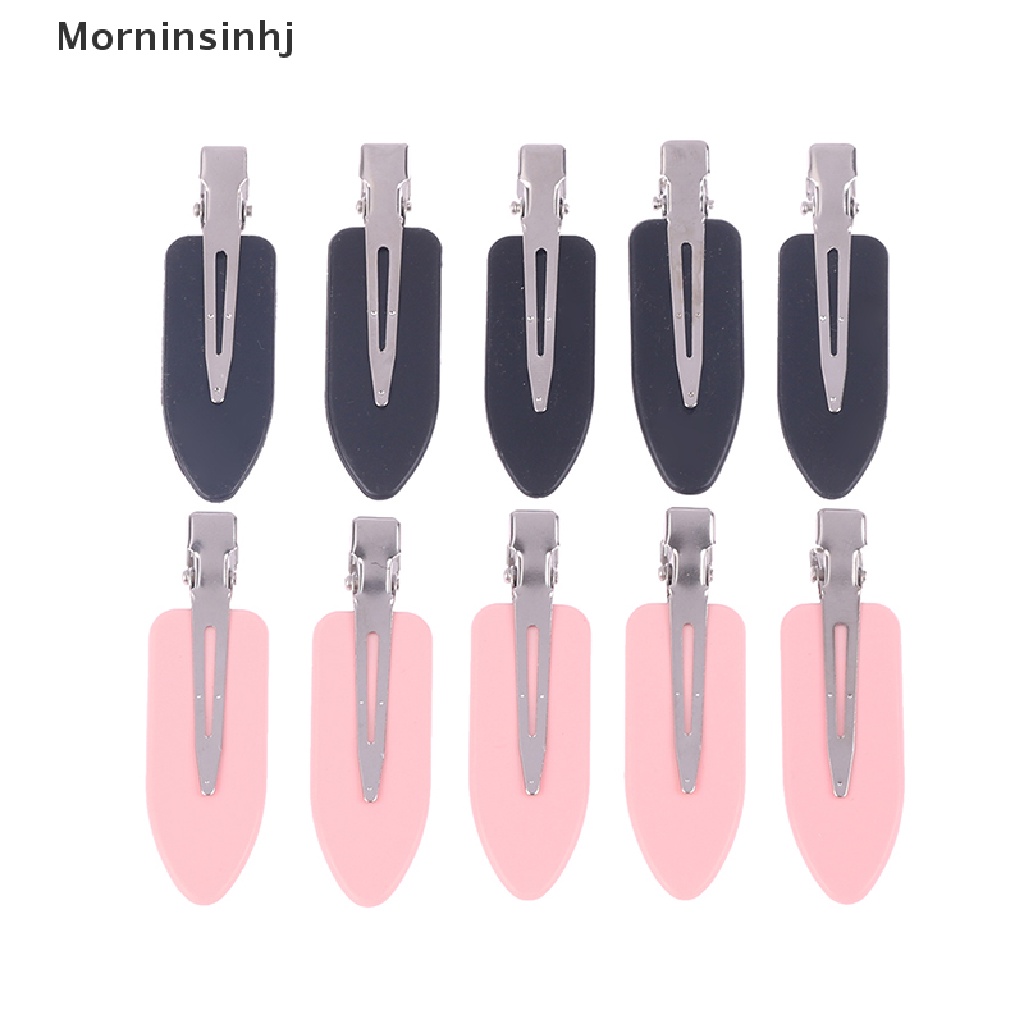 Mornin 10pcs/set Tanpa Tekuk Seamless Jepit Rambut Makeup Clip Cuci Aksesoris Wajah id