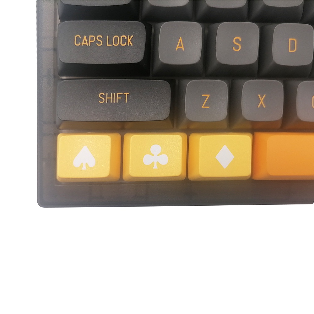 Poker PBT Keycap Profil OEM Untuk Keyboard Mekanik CherryMx Gateron Kailh Switch