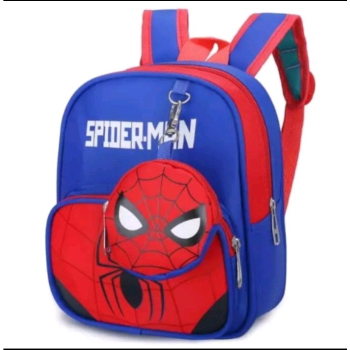 TAS RANSEL SUPERHERO / TAS RANSEL ANAK SPIDERMAN / TAS RANSEL ANAK KAPTEN AMERIKA