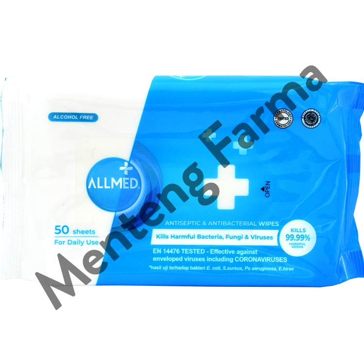 Allmed Ultimate Antiseptic Wipes - Tisu Basah Antibakteri