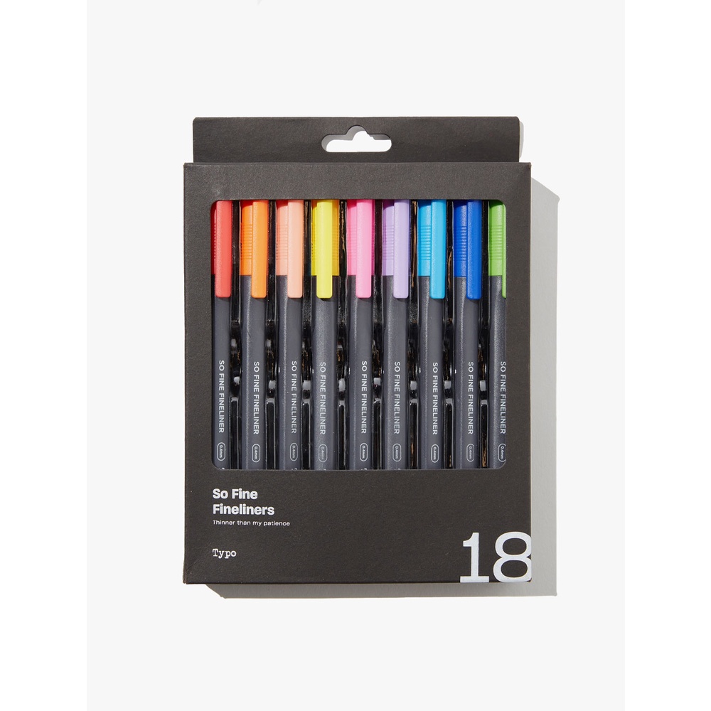 

Typo - So Fine Fineliner 18Pk