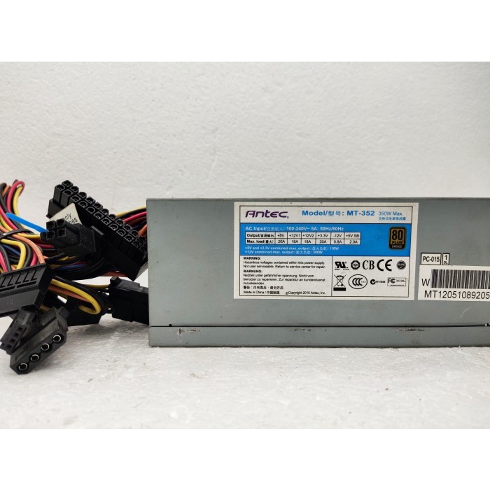 ANTEC MT-352 350W ATX Black power supply unit SNC