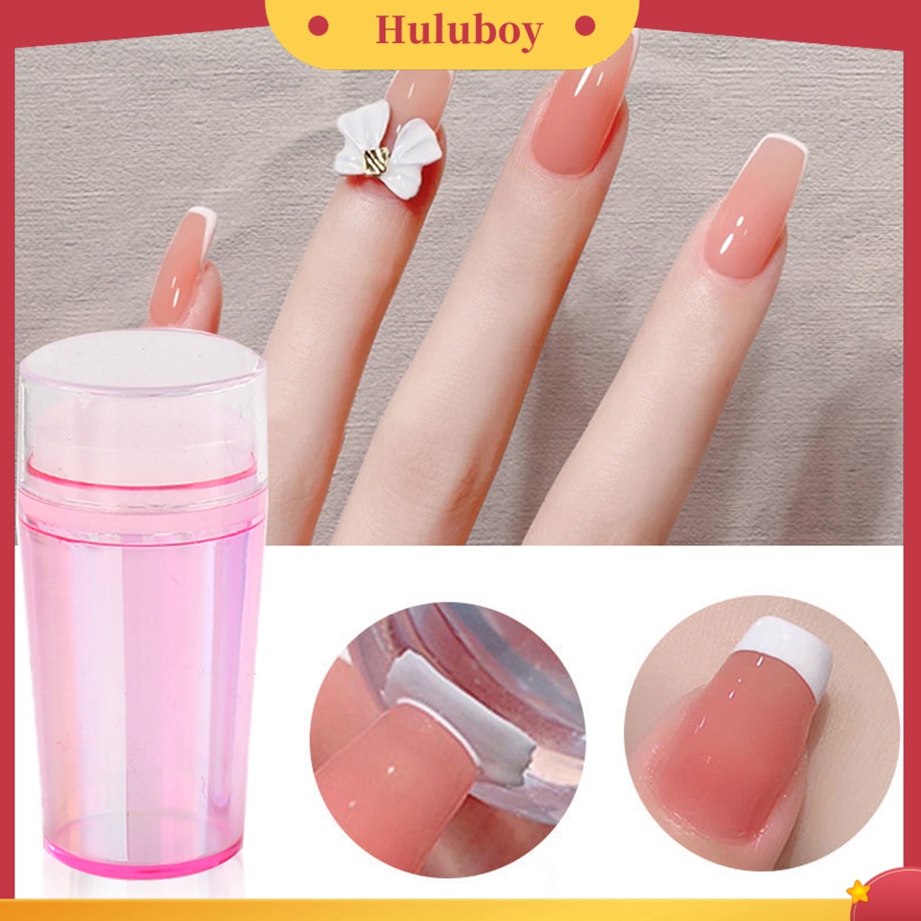 {In Stock} 1set Stempel Kuku Dapat Digunakan Kembali Non-Cacat Baik Daktilitas Putaran Silicone Stamper Kuku Transparan Alat Seni Untuk Manicure