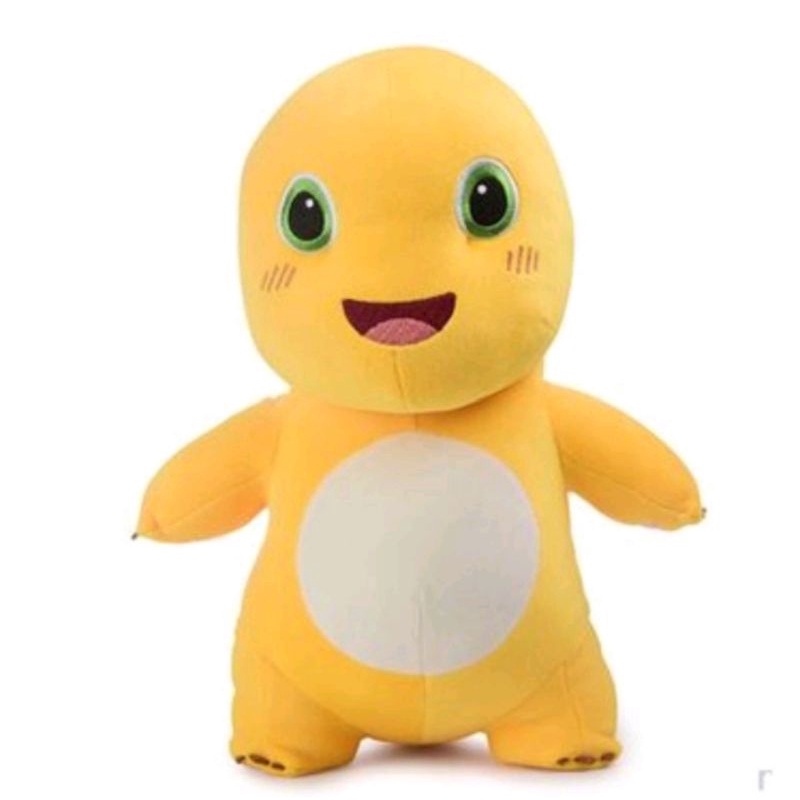 Boneka Dino Kuning Naloong Bahan Yelvo Halus Lembut Ukuran -/+30cm Berstandar SNI