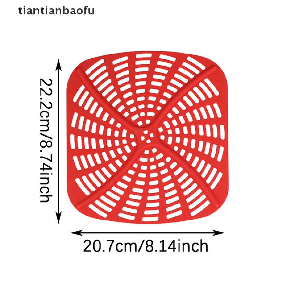 [tiantianbaofu] Air Fryer Liner Silicone Mat Aksesoris Baking Memasak Pad Anti Lengket Untuk Ag301 Butik