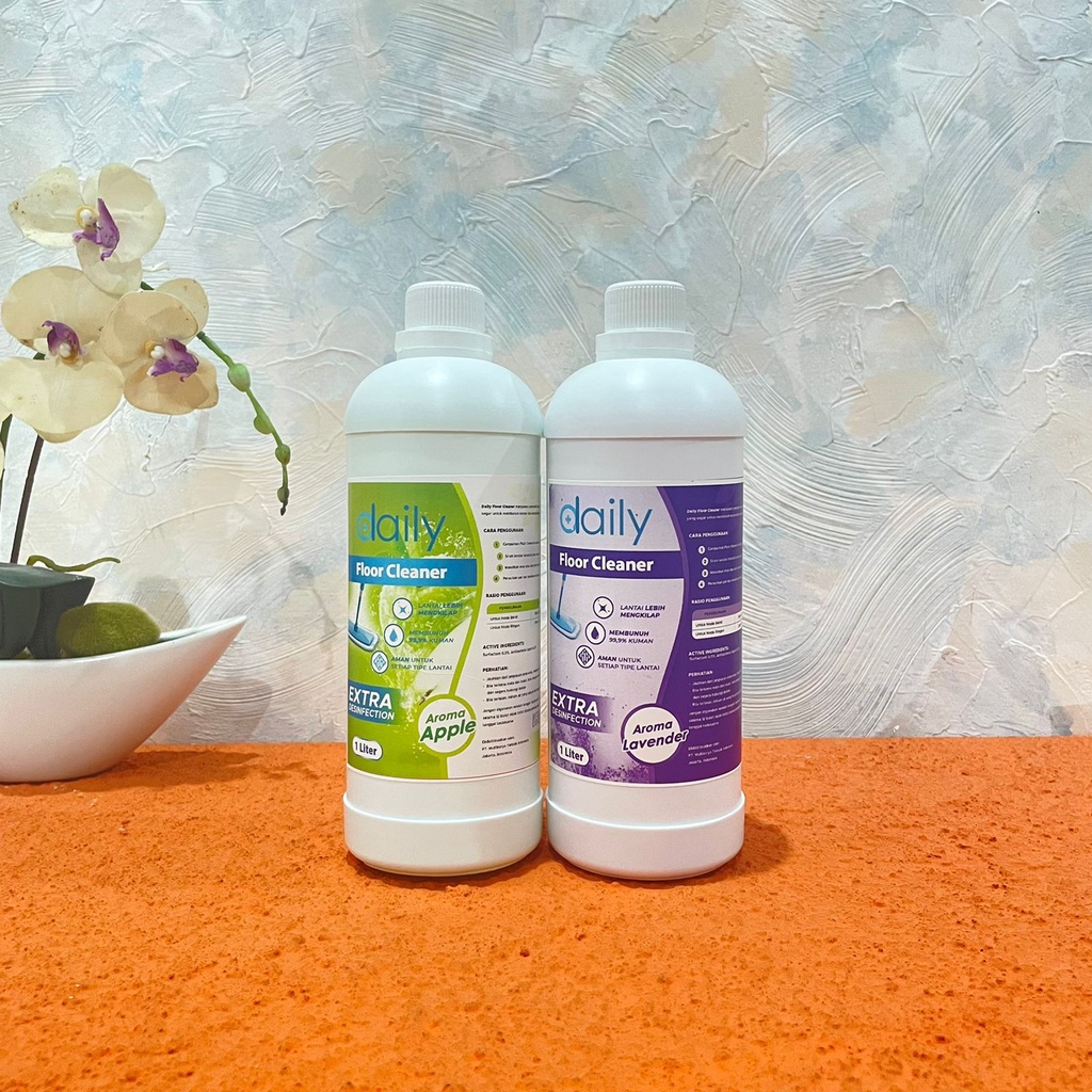 DAILY FLOOR CLEANER ANTIBACTERIAL 1 LITER / SABUN PEMBERSIH LANTAI WANGI