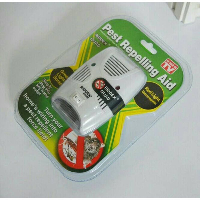 Ridex hijau Pengusir Tikus Ultra sonic Pest Ripelling Aid