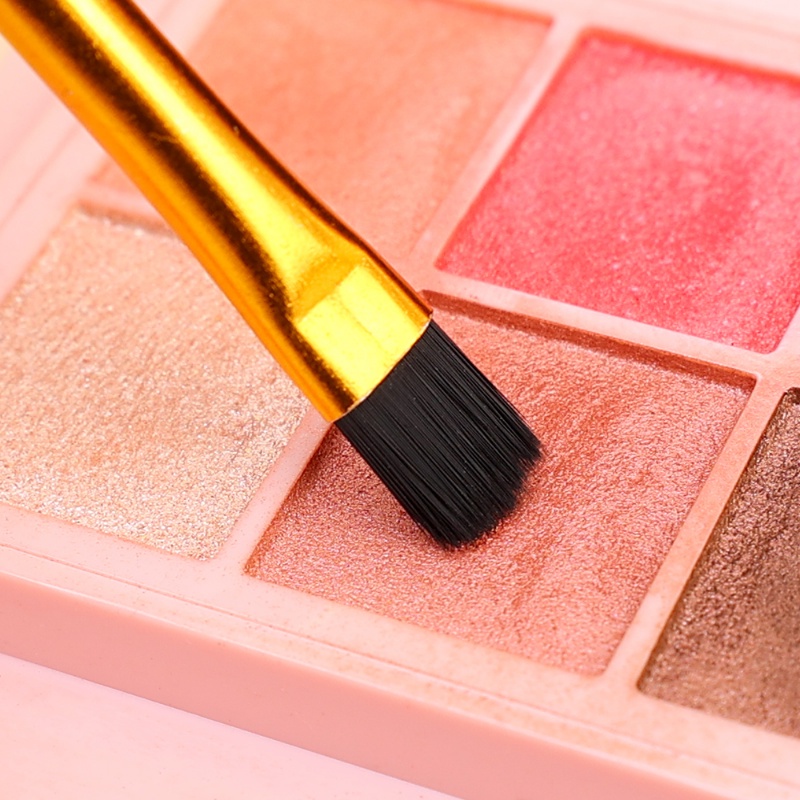 [Harga Grosir] Profesional Double-headed Makeup Brush Sponge Head Eye Shadow Make Up Brushes Kosmetik Aplikator Daily Basic Beauty Make Up Tools
