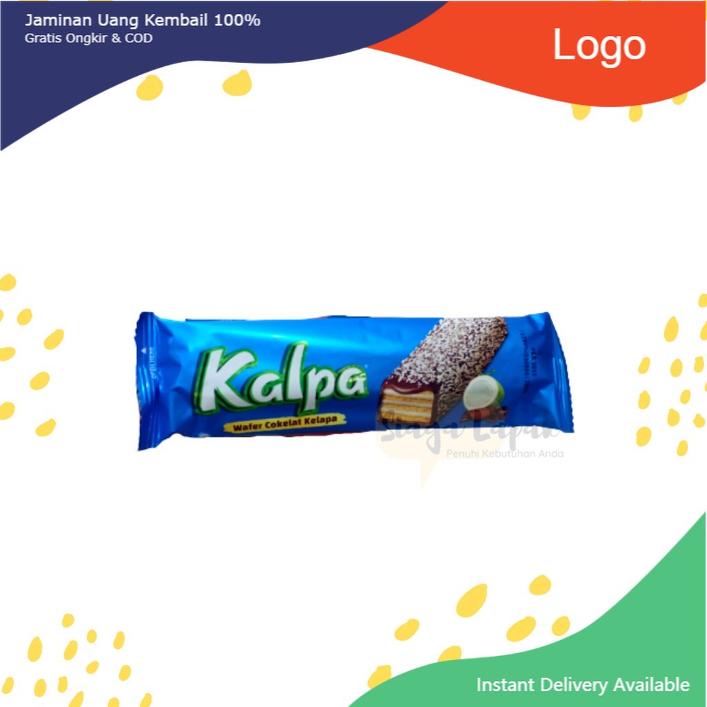 

Wafer Cokelat Kelapa Biskuit Kalpa 24gr - 1 box isi 12 (ikannus_shop)