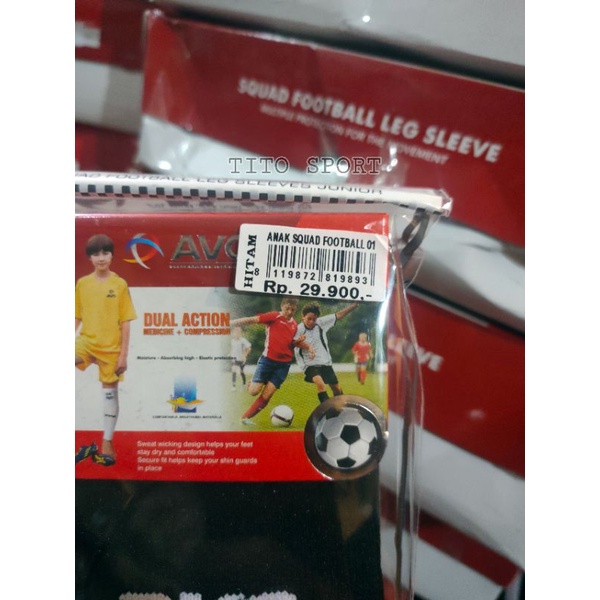 KAOS KAKI SAMBUNG SAMBUNGAN ANAK BOLA FUTSAL SQUAD LEG SLEEVE SOCCER FOOTBALL JUNIOR Original Avo