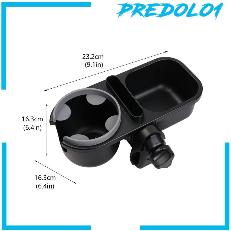 [Predolo1] Portable Stroller Cup Holder Stabil Tahan Lama Adjustable Untuk Bayianak Trip