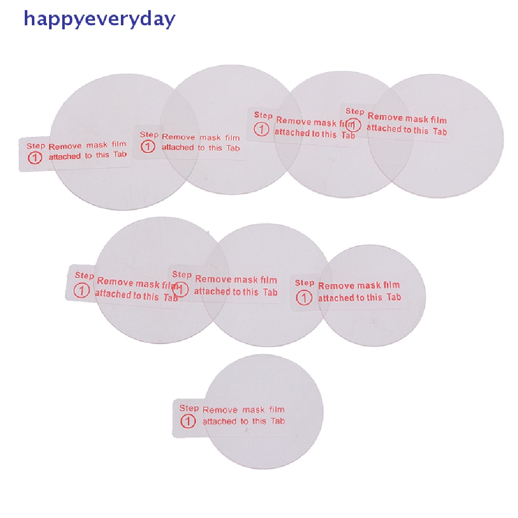 [happy] 1pc Pelindung Layar Tempered Glass Untuk 28.30.34.35.36.37.38/40mm Jam Tangan Bulat [ID]