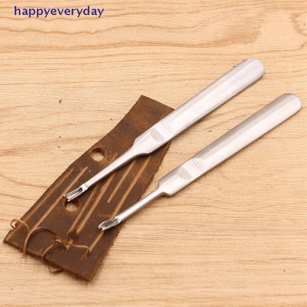 [happy] Leathercraft Jahitan U V Shaped Groover Skiving Edge Beveler Tools [ID]