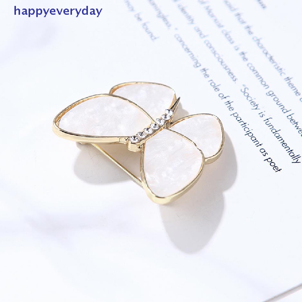 [happy] 1pc Pakaian Butterfly Pin Bros Pin Fashion Hadiah Untuk Wanita Gadis Perhiasan Pesta [ID]