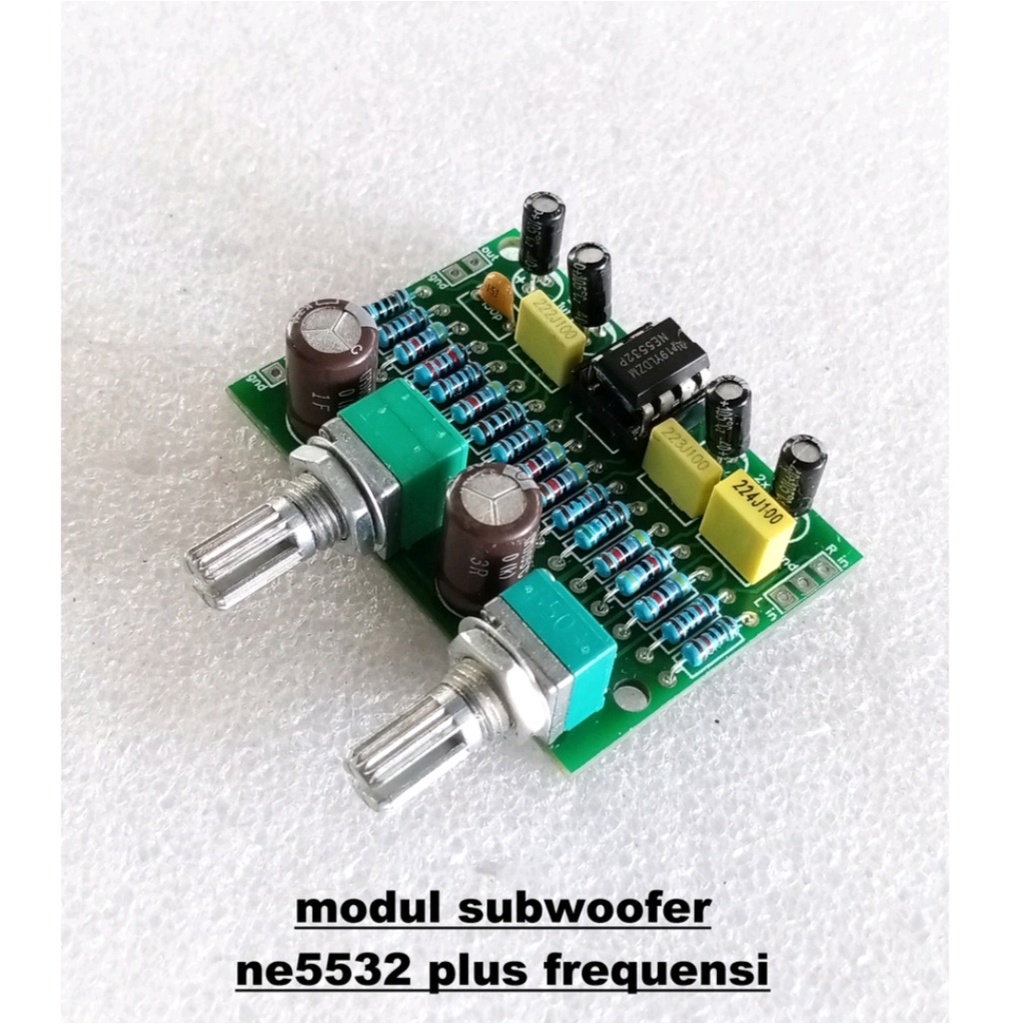 tone control Subwoofer ne5532 + Frequensi