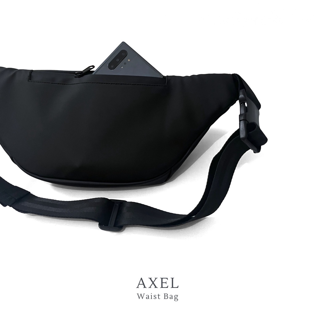 PRISON Waistbag Pria Waterproof Tas Pria Selempang Anti Air | AXEL Waistbag