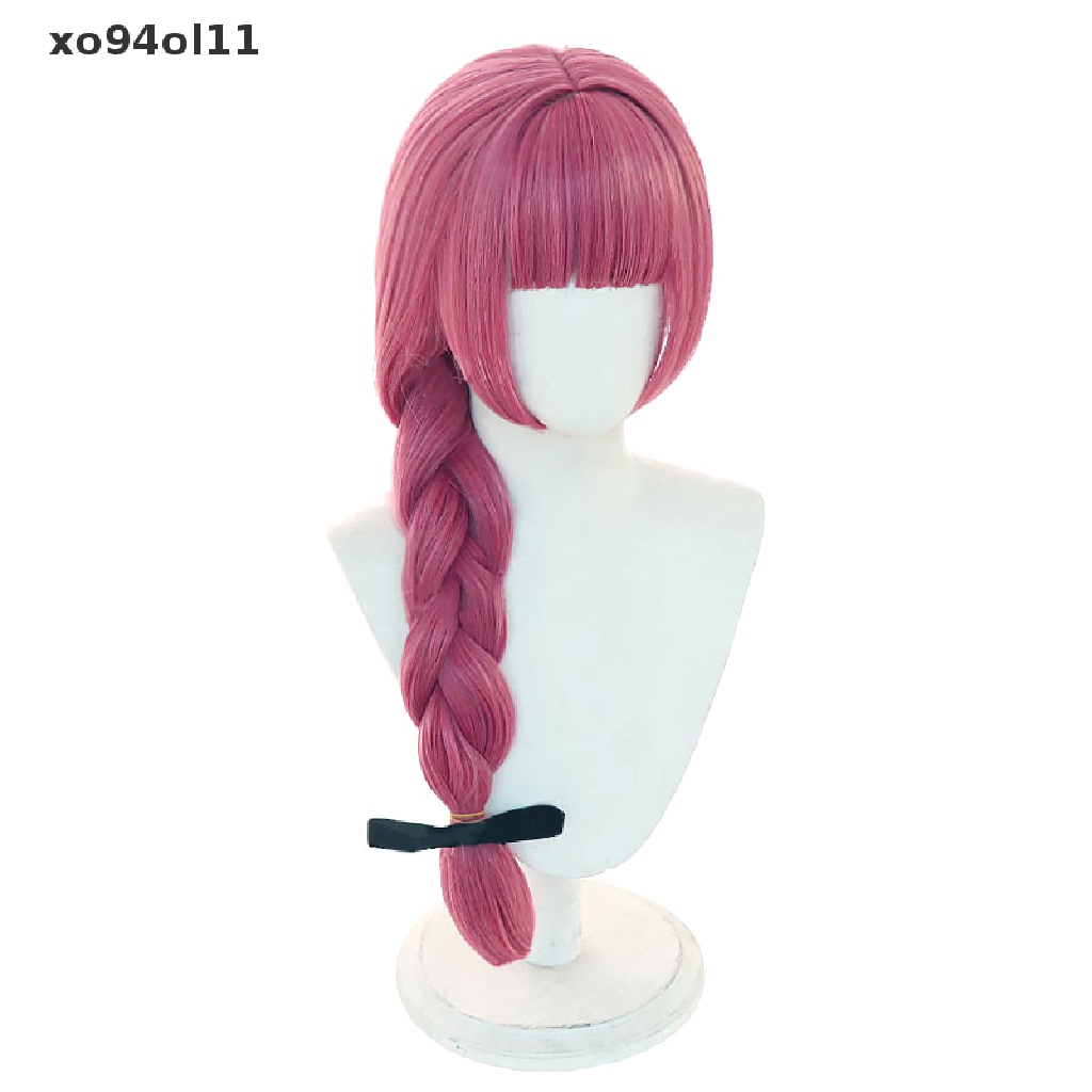Xo 1Pc Wig Cosplay Hiroi Kikuri Anime Bocchi The Rock! Kepang Panjang 75cm Rose Pink OL