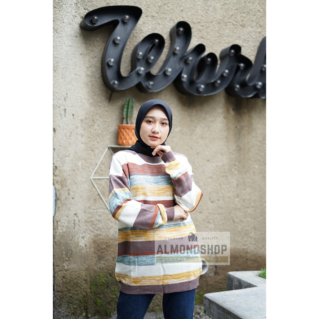 Sweater Rajut Wanita / Lovata Twist / Sweater Rajut Premium / Atasan Wanita Rajut