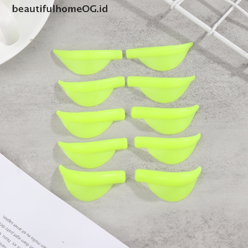 // Beauty// 5pasang/Pack Silicone Eyelash Perm Pad Daur Ulang Bulu Mata Batang Penjepit Bulu Mata **