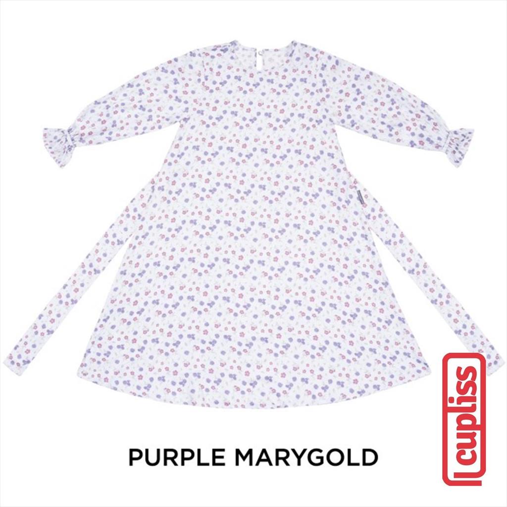 Little Palmerhaus Jardin Gamis Purple Marygold Baju Gamis Anak