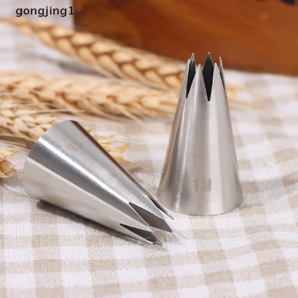 Ggg 1M# Krim Kue 6gigi Lurus304 stainless steel decorag Mulut ID