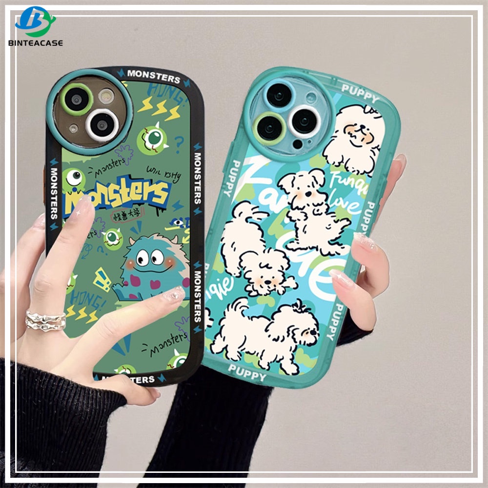 Redmi Note 11S 11 Pro Redmi 10C 10A 9C 9T 9A Note10 5G Note 10S Note9 Pro 9S Note8 Pro Note7 Poco M3 X3 Pro NFC Monster Dan Anakan Bening Lembut TPU Phone Case Cover Binteacase