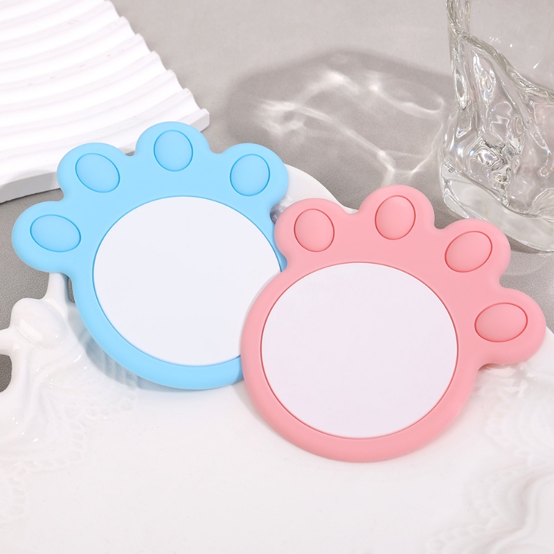 Cute Cat Claw Non-slip Dishes Cup Mat Flexible Home Hot Drink Pads/Coaster Peredam Panas Yang Dapat Dicuci Anti-Melepuh Menebal Mudah Dibersihkan Panci Mangkok Bantal