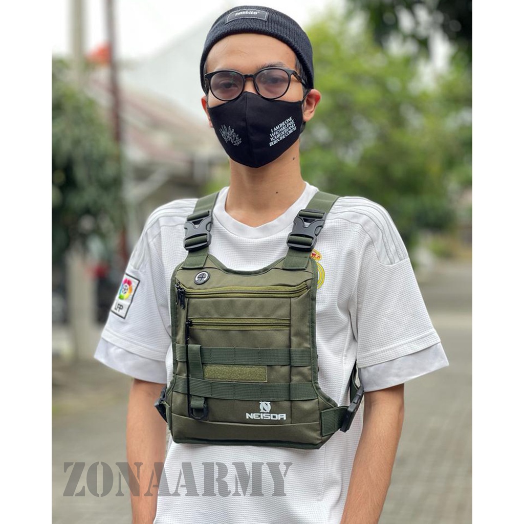 Neisda - Chestbag Tas Dada Series Rompi Green