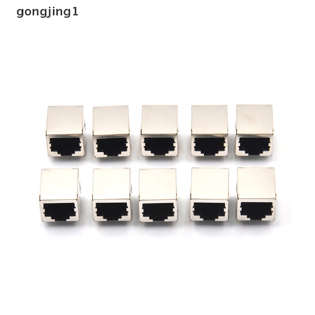 Ggg 10Pcs/set RJ45 Network Ethernet 8P 8C Female Socket Konektor 8Pin PCB Mount High Qulity ID