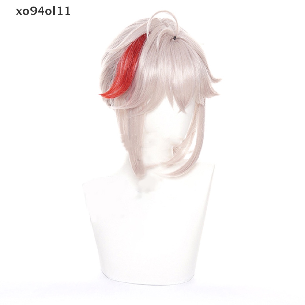 Xo Game Styled Beige Genshin Impact Cosplay Kazuha Wig Cosplay Gradasi Rambut OL